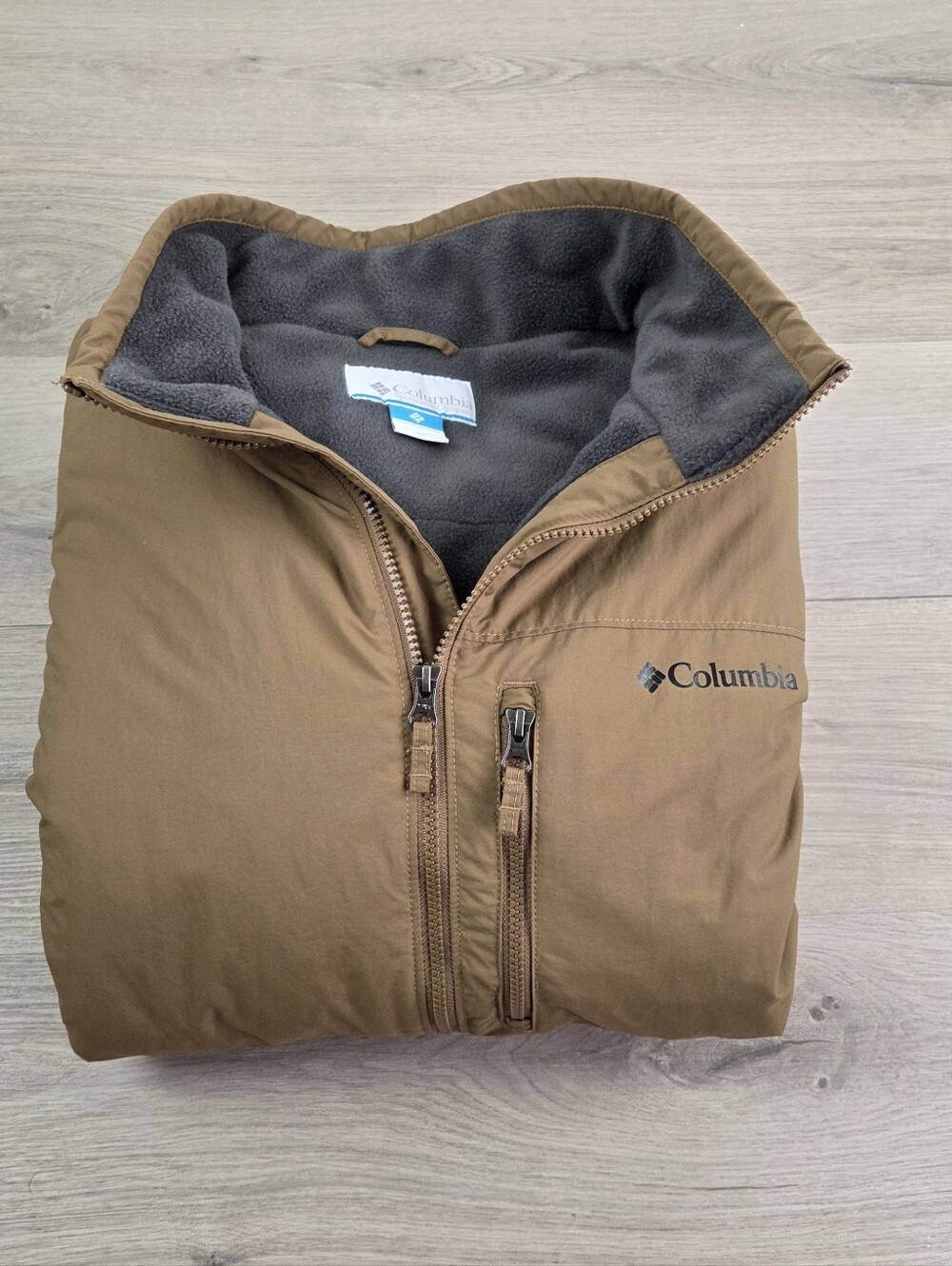 Columbia Winter Coat Mens 4XL Brown Full Zip